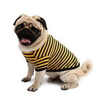 Dog Shirt / T-Shirt Blue Dog Clothes Summer Stripe