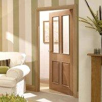 door set kit richmond white oak door raised mouldings inc bevelled cle ...