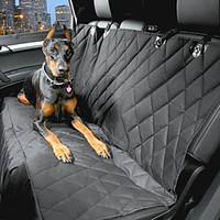 Dog Car Seat Cover Pet Carrier Waterproof / Portable Black Cotton
