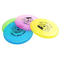 Dog Toy Pet Toys Flying Disc Cartoon Plate Plastic
