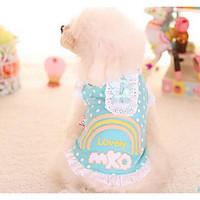 dog dress dog clothes cute fashion princess blushing pink blue