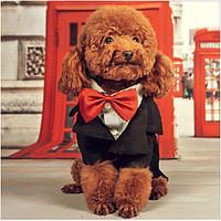 dog coat tuxedo dog clothes cute casualdaily birthday british black