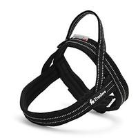 Dog Harness Reflective / Adjustable/Retractable Solid Black / Green / Orange Nylon