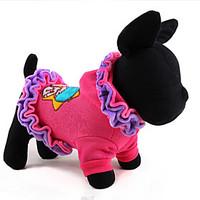 Dog Coat Tie/Bow Tie Dog Clothes Cute Classic Fashion Casual/Daily Cartoon Blushing Pink Purple