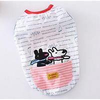 Dog Coat Dog Clothes Summer Cartoon Cute Casual/Daily