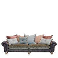 Dorchester Grand Split Pillow Back Sofa, Choice Of Leather