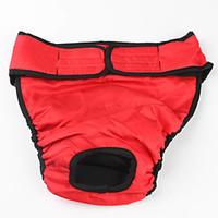 Dog Pants Red / Black Dog Clothes Summer / Spring/Fall Solid Casual/Daily