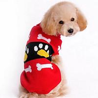 dog sweater dog clothes winter geometic fashion casualdaily fuchsia