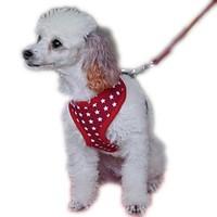 Dog Harness / Leash Adjustable/Retractable / Breathable / Running / Vest / Safety / Cosplay / Soft / Casual StarsRed / Black / Blue /