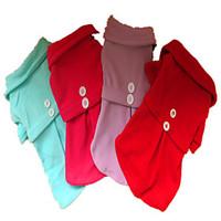 Dog Dress Red / Blue / Purple / Rose Dog Clothes Winter / Spring/Fall Solid Casual/Daily / Fashion