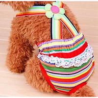 dog pants dog clothes summer flower cute fashion rainbow