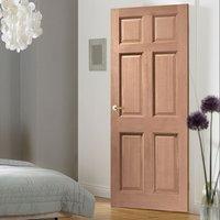 Door Set Kit, Regency Colonial 6 Panelled Hardwood Solid Door