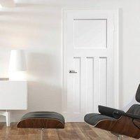 Door Set Kit, DX 1930\'s Panelled Door - Primed