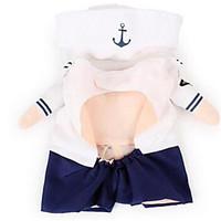 Dog Clothes/Jumpsuit Dog Clothes Spring/Fall Sailor Cute Cosplay