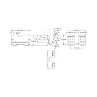 Double contact 2 AAA, AAAA, N, 23A, 27A Push-fit (W x H) 16.76 mm x 8.66 mm Keystone 202