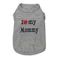 Dog Shirt / T-Shirt A variety of colors / Summer Letter Number Fashion