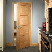 door set kit shaker oak 4 panelled door prefinished