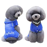 Dog Coat Hoodie Clothes/Jumpsuit Rain Coat Dog Clothes Winter Summer Spring/Fall British Cute Fashion