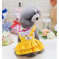 Dog Coat Dog Clothes Summer Cartoon Cute Casual/Daily