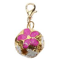 Dog tags Hollow Out Flower Style Bell Collar Charms for Dogs Cats