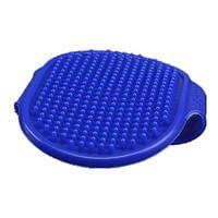 Dog Cleaning Brush Baths Massage Blue