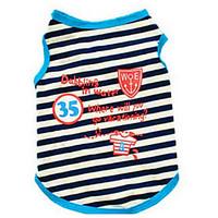 dog vest dog clothes summer cartoon cute casualdaily blue fuchsia yell ...