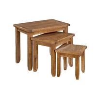 Dorset Oak Nest Of 3 Tables