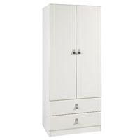 dolce 2 door 2 drawer wardrobe cream