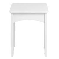 dolce dressing table stool white