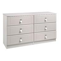 Dolce 6 Drawer Wide Chest Cashmere