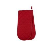 Double Oven Glove RED