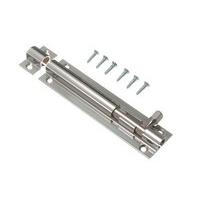 Door Bolt Barrel Slide Lock 100MM 4 Inch Chrome with Screws ( pack of 50 )