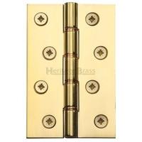 double phosphor washered hinge set of 2 finish polished brass size 101 ...