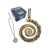 Doctor Who Lannister Sigil Wibbly Wobbly EE Exclusive GOLD NECKLACE