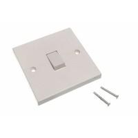 Double Wall Light Switch 1 Gang 2 Way Rocker ( pack of 20 )