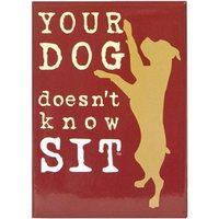 Dog is Good Your Dog Doesn\'t Know Sit Fridge Magnet