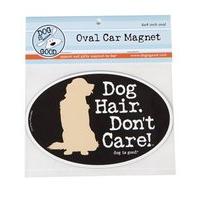 dog is good dog hair dont care car magnet