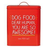 DOG FOOD STORAGE TIN from Happy Jackson