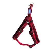 Dog & Co Tartan Harness, 1-inch, Red