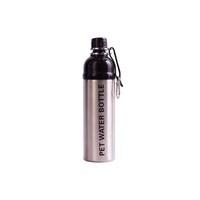 DOG WATER BOTTLE 750ml in Silver by Long Paws