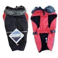 Dog Gone Smart Aspen Coat Black/Red 16\