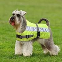 dog coat hi visibility reflective lined insulated size 2460cm