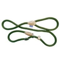 Dog and Co Rope Slip Dog Lead, 150 x 1.4 cm/ 60-inch x 5/8-inch, Green