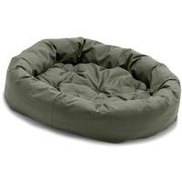 Dog Gone Smart Waterproof & Smell-Proof Donut Bed, Medium, Olive