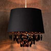 Dolti hanging light with black adornment