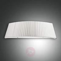dorotea designer wall light semi circular white