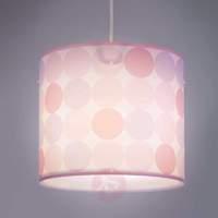 dotted pendant light colors pink