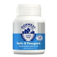 dorwest garlic fenugreek for pets 100 tablets