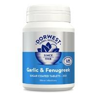 dorwest garlic fenugreek for pets 200 tablets