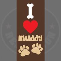 Dog I Love Muddy Paws Mat